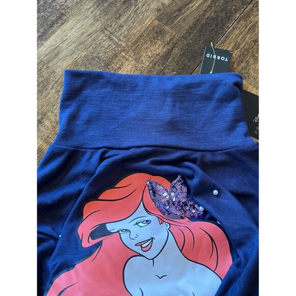 Torrid Disney Princess Little Mermaid Ariel Knit Long Sleeve Tunic Size 5X NWT - Picture 10 of 10